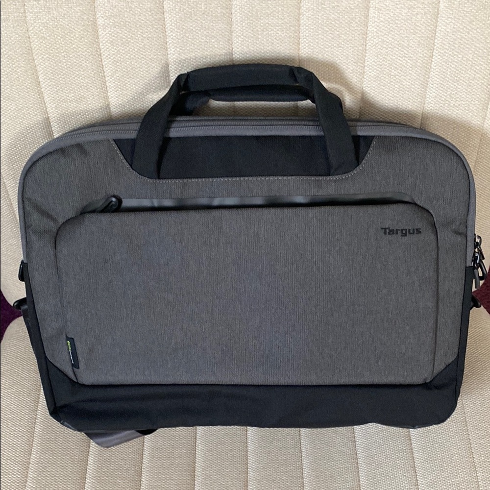 Targus Gray and Black Men's Laptop Bag - New